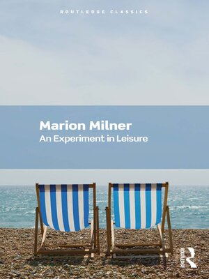 cover image of An Experiment in Leisure